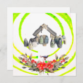 Flat Holiday Card シーズンカード (正面/裏面)