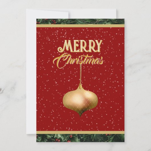 Flat Holiday Card シーズンカード (正面)