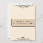 Flat Holiday Card シーズンカード (裏面)