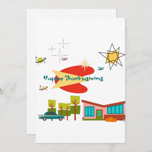 Flat Holiday Card シーズンカード (正面/裏面)