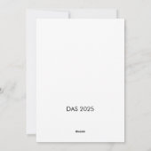 Flat Holiday Card シーズンカード (裏面)