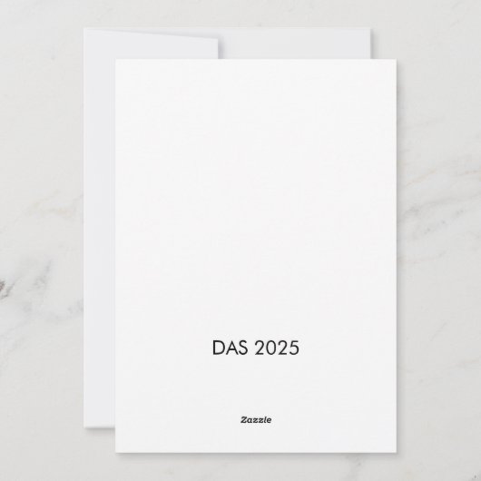 Flat Holiday Card シーズンカード (裏面)