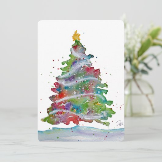 Flat Holiday Card シーズンカード (スタンド正面)