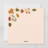 Flat Holiday Card シーズンカード (裏面)