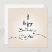 Flat Holiday Card シーズンカード (正面/裏面)