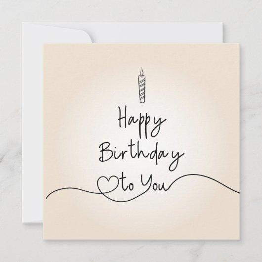 Flat Holiday Card シーズンカード (正面)