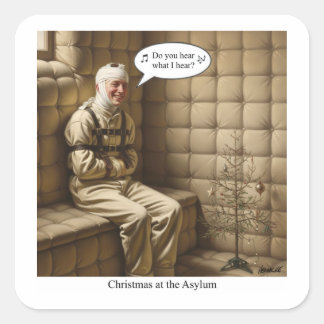 Flat Holiday Card スクエアシール