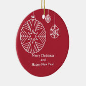 Flat Holiday Card セラミックオーナメント (右)