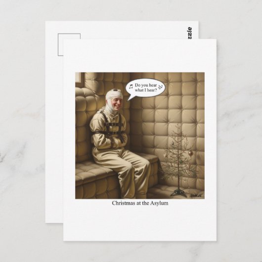 Flat Holiday Card ポストカード (正面/裏面)