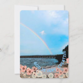 Flat Holiday Card Easter Blessings or invite シーズンカード