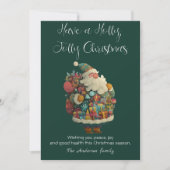 Flat Holiday Card featuring Santa シーズンカード (正面)