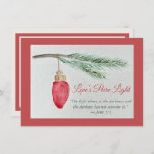 Flat Holiday Card - Personalize - Season of Joy シーズンカード (正面/裏面)