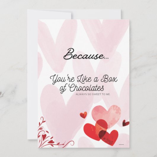 Flat Invitation, Size: 5" x 7", Paper: Signature M 招待状 (裏面)