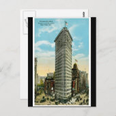 Flat Iron Building. Broadway and Fifth Ave. NYC ポストカード (正面/裏面)