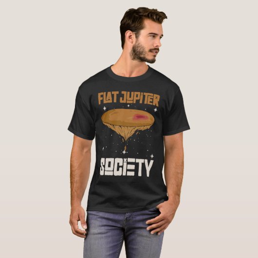 Flat Jupiter Society   Jupiter Planet  1 Tシャツ (正面フル)