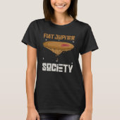 Flat Jupiter Society  Jupiter Planet Tシャツ (正面)