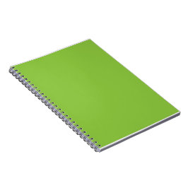 Flat Lime Green Background – School Texture ノートブック
