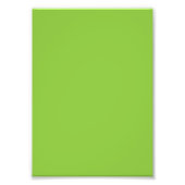 Flat Lime Green Background – School Texture フォトプリント (正面)