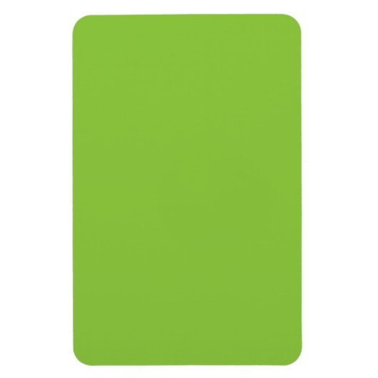 Flat Lime Green Background Texture  マグネット (縦)