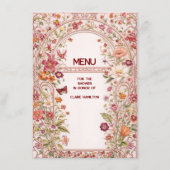 Flat Menu メニュー (裏面)