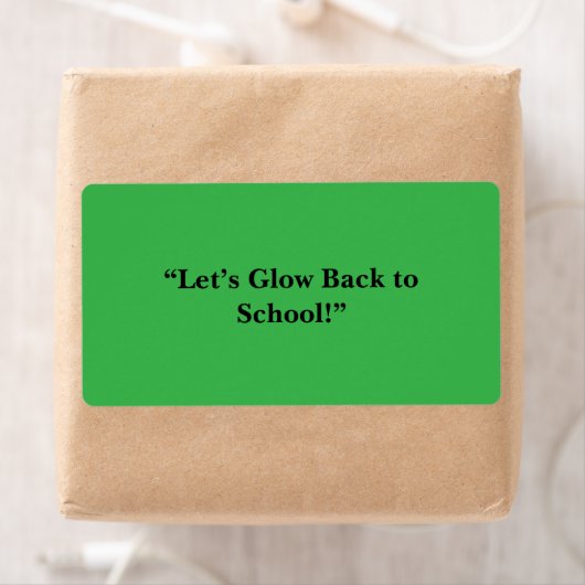 Flat Neon Green Background – School Texture ラベル (インサイチュ)