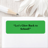 Flat Neon Green Background – School Texture ラベル (インサイチュ)