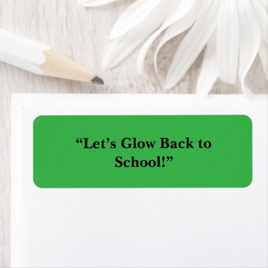 Flat Neon Green Background – School Texture ラベル (インサイチュ)