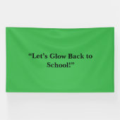 Flat Neon Green Background – School Texture 横断幕 (横)