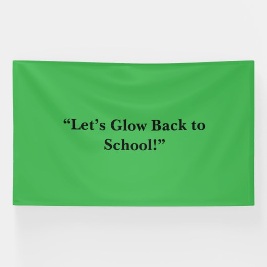 Flat Neon Green Background – School Texture 横断幕 (横)