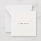 FLAT NOTCARD : ヴィンテージ「メリークリスマス」 ノートカード (裏面)