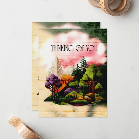 Flat Note Card ノートカード (正面/裏面インサイチュ)