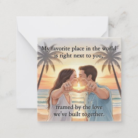 Flat Note Card ノートカード (正面)