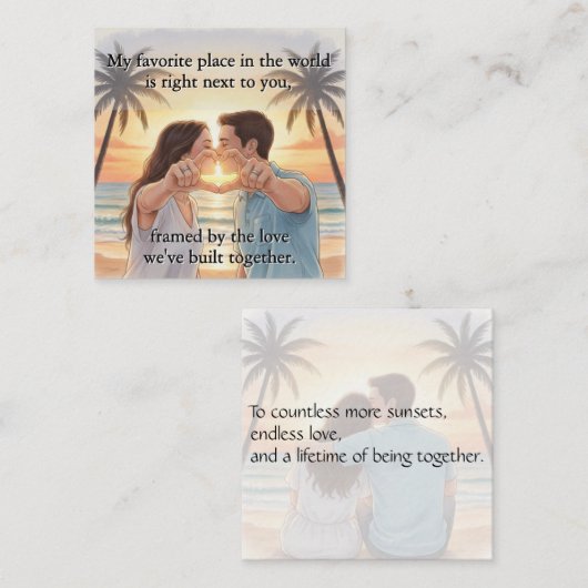 Flat Note Card ノートカード (正面/裏面)