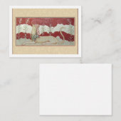 Flat Note Card with Minoan Grifon ノートカード (正面/裏面)