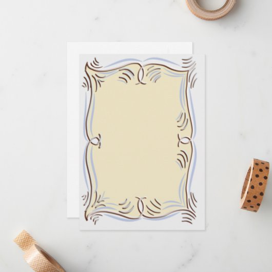 flat notecard ノートカード (正面/裏面インサイチュ)