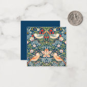 FLAT NOTECARD : WILLIAM MORRISイチゴ泥棒 ノートカード (正面/裏面インサイチュ)