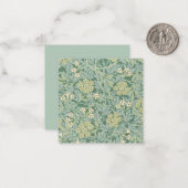 FLAT NOTECARD : WILLIAM MORRIS ; JASMINE ノートカード (正面/裏面インサイチュ)
