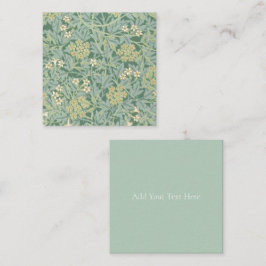 FLAT NOTECARD : WILLIAM MORRIS ; JASMINE ノートカード