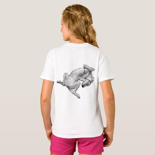 Flat-Out Fabulous – Relaxed Dog Graphic Tee Tシャツ (裏面フル)