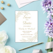 Flat Save The Date Card アクリル招待状 (インサイチュ (ウェディング))