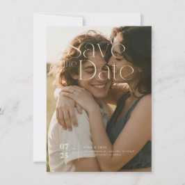 Flat Save The Date Card セーブザデート