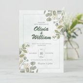 Flat Save The Date Card セーブザデート (スタンド正面)