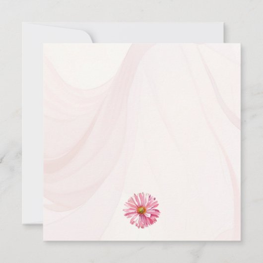 Flat Save The Date Card セーブザデート (裏面)