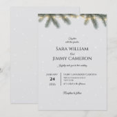 Flat Save The Date Card セーブザデート (正面/裏面)