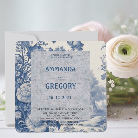 Flat Save The Date Card セーブザデート