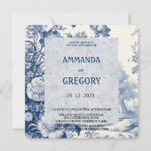 Flat Save The Date Card セーブザデート (正面)