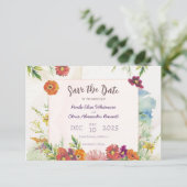 Flat Save The Date Card セーブザデート (スタンド正面)