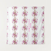 Flat Save The Date Card タペストリー (正面(横))