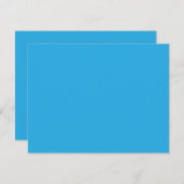 Flat Sky Blue Background for Web & Print シーズンカード (正面/裏面)