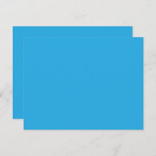 Flat Sky Blue Background for Web & Print シーズンカード (正面/裏面)